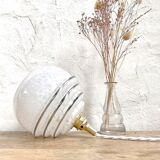 White Clichy glass walker