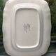 Rectangular dish with gadroons stamped Sarreguemines France, Chambord model