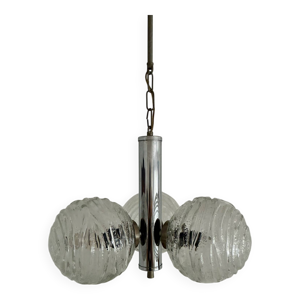 Suspension vintage avec - globes verre