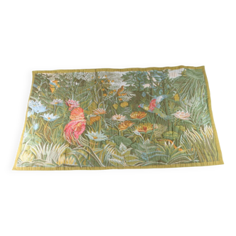 Tapisserie « jungle » en laine