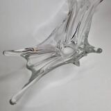 Vintage asymmetrical "Splash" crystal cup, 65 cm