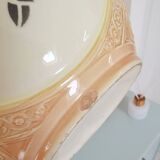 Hidden vase planter pot in slip manufactured by Bruyne (Fives-Lille)