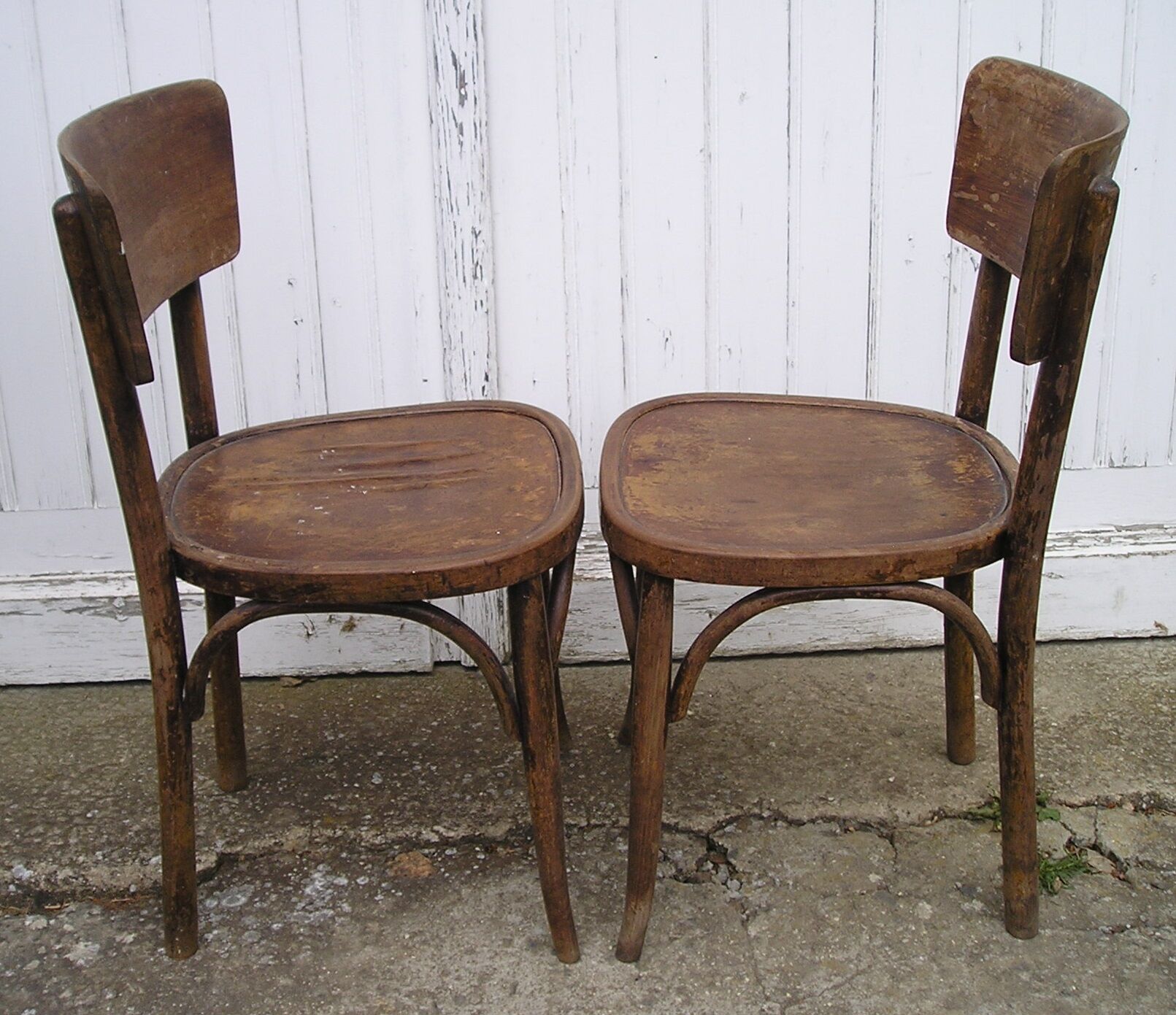 Pair of Mahieu bistro chairs