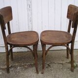 Pair of Mahieu bistro chairs