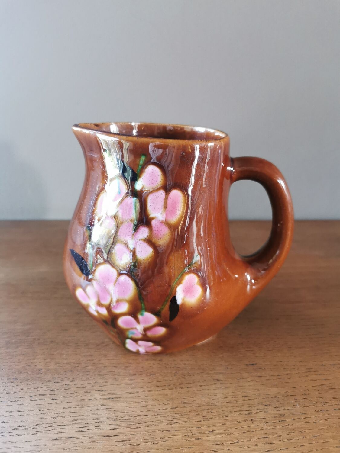 Poet Laval vintage ceramic pitcher