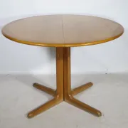 Mid Century Dining Table in Oak by Falster Furniture, 1970s