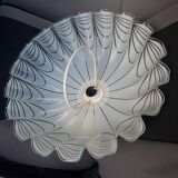 Suspension from the 70s. In glass paste (no problem) Rare and large piece, 45 cm wide.