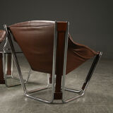 Sonic armchairs by Odd Knutsen with coffee table