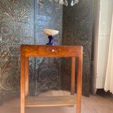 Small walnut console from the Art Deco period