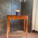 Petite console en noyer epoque art deco