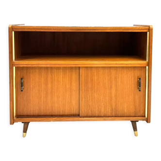 Vintage cabinet with sliding doors