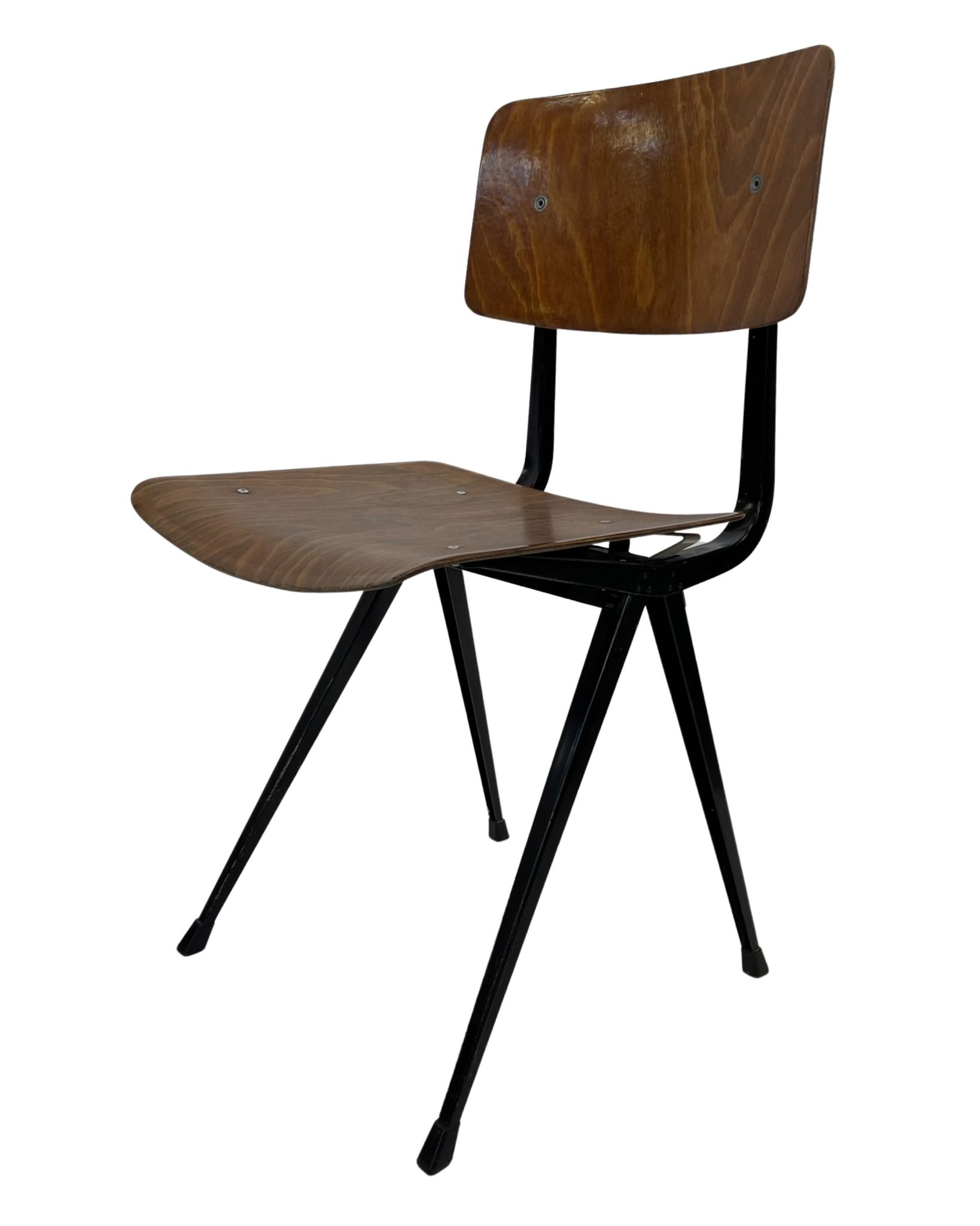 Result Chair by Friso Kramer for Ahrend De Cirkel, 1970 in black