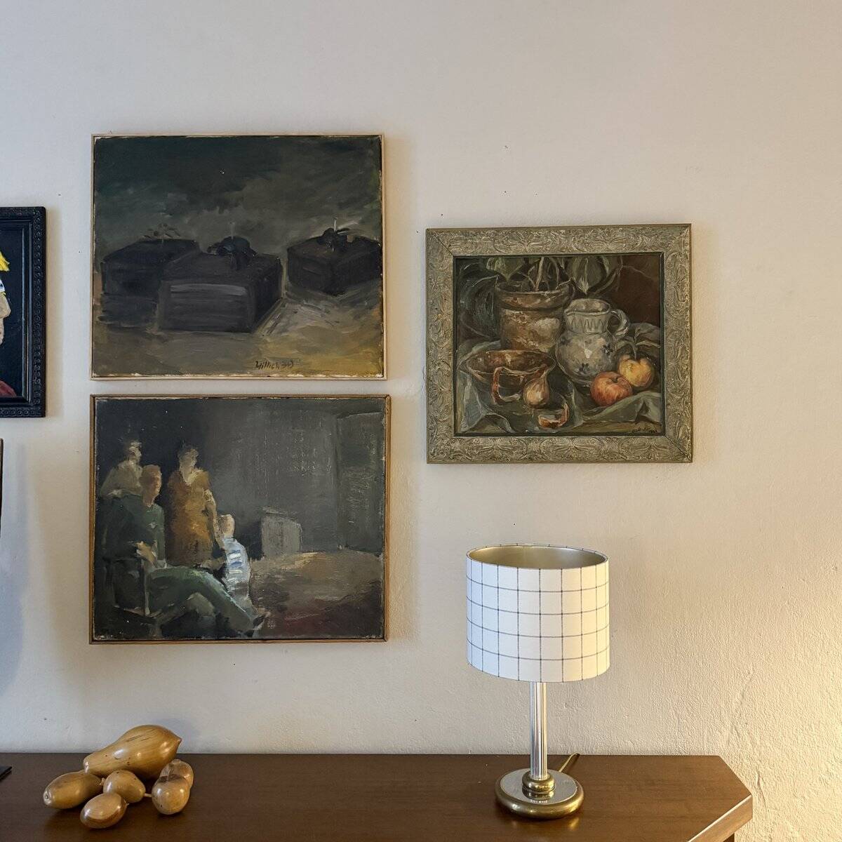 Kurt Schaefer, Still Life, 1942, Oil on Canvas, Framed