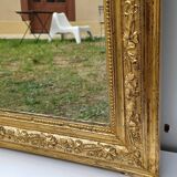 Golden mirror in louis-philippe style around 1870