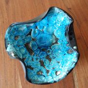 Old ashtray ice cream parlour enamels handmade vintage