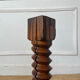 Solid wood press screw seat