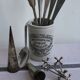 Old ceramic marmalade pot