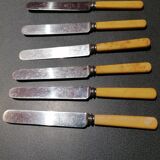Couteaux fromage anciens Sheffield dAnglais