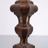 Italian gilded wood rococo floor lamp 1950s