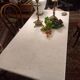 Table Bistrot Rectangulaire, Marbre Blanc