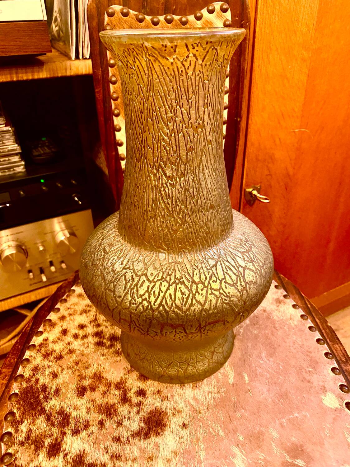 Loetz Art Nouveau iridescent glass vase