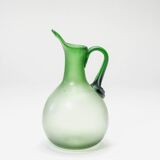 Glass paste carafe, art nouveau
