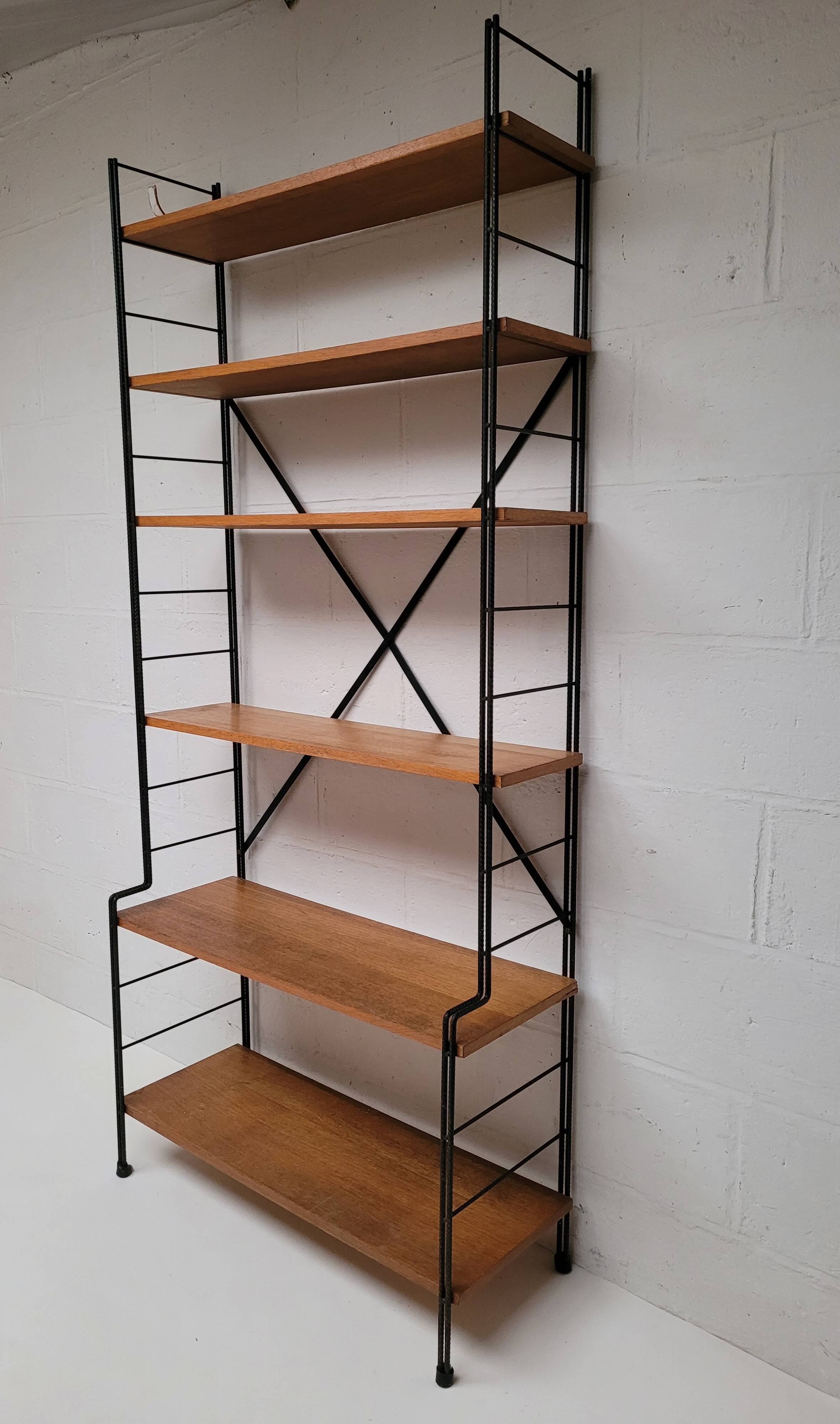 String bookcase on legs from the 50s