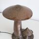 Lampe céramique champignons années 70