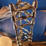 Fritz Nagel & Stoff vintage design 60's 70's chrome candle holders (3 pieces)