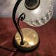 Lampe vintage en Laiton et Cristal taillé