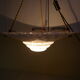 Suspension en opaline blanche  années 1940