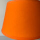 Lampe à poser pied tulipe orange 1970