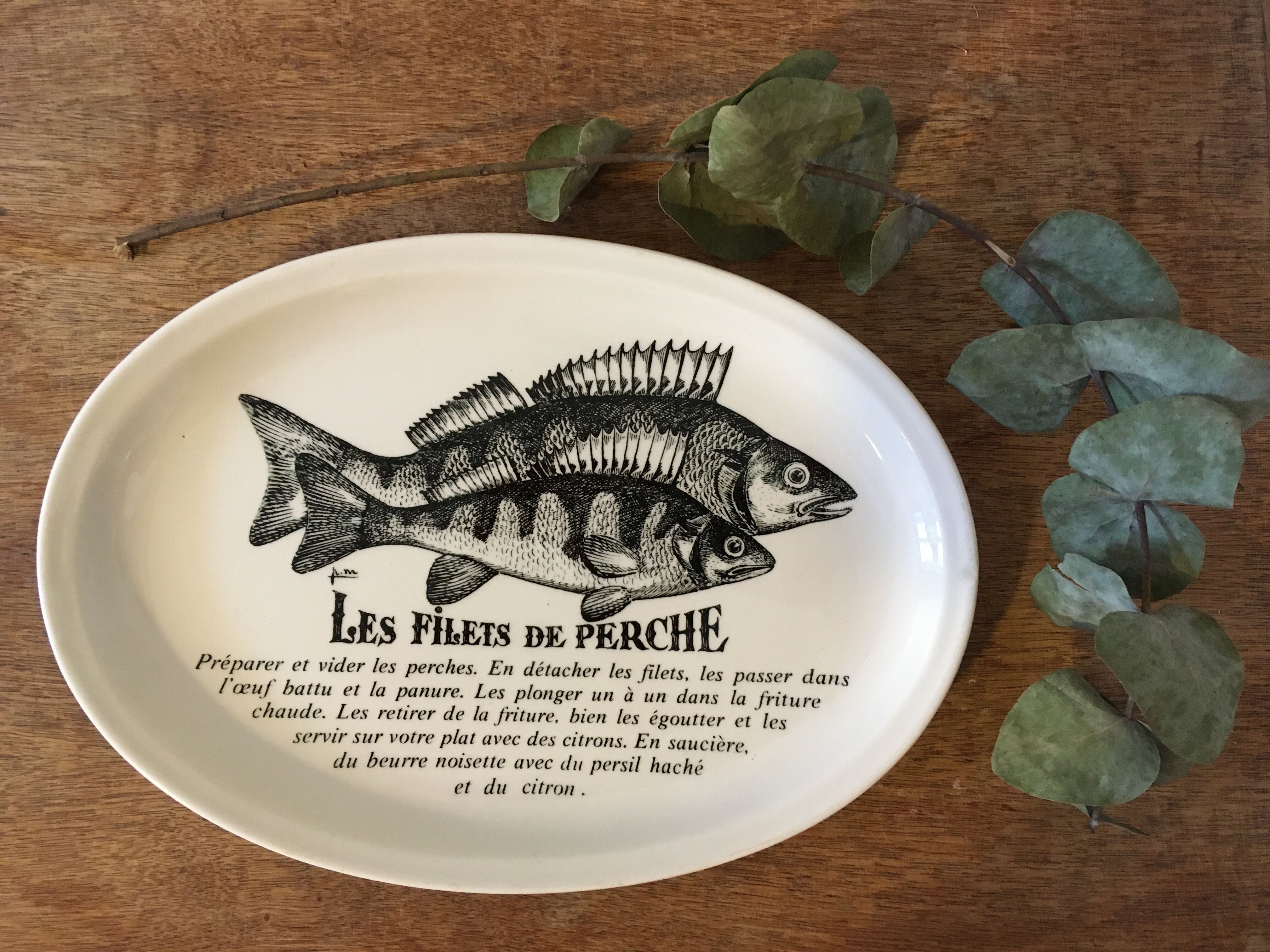 Gien earthenware dish