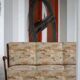 Svante Skogh, freestanding canapé in floral fabric, modern Swedish, 1940s