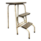 Vintage folding stool/kitchen step stool/ladder