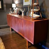 Teak enfilade by Axel Christiansen for Aco Møbler, Denmark, 1960s – Original well preserved, slightly waxed.