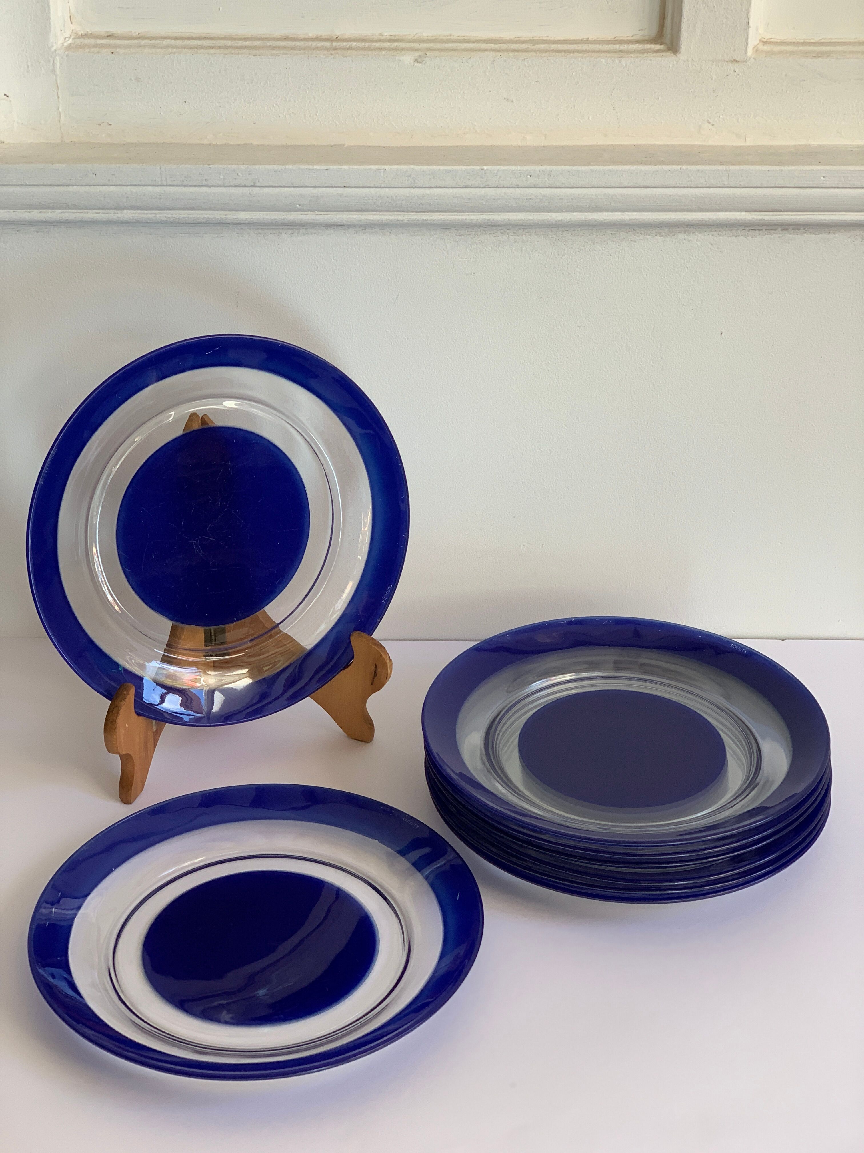 8 assiettes vintage