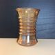Vase pink iridescent glass