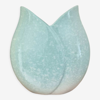 Vase vintage en forme de tulipe