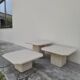 Set of 3 nesting wooden coffee tables, 1970s design