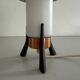 Simple table lamp in copper metal and opal glass, 1960s, Germany