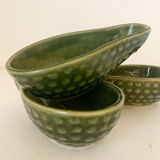Set of 3 avocado cups