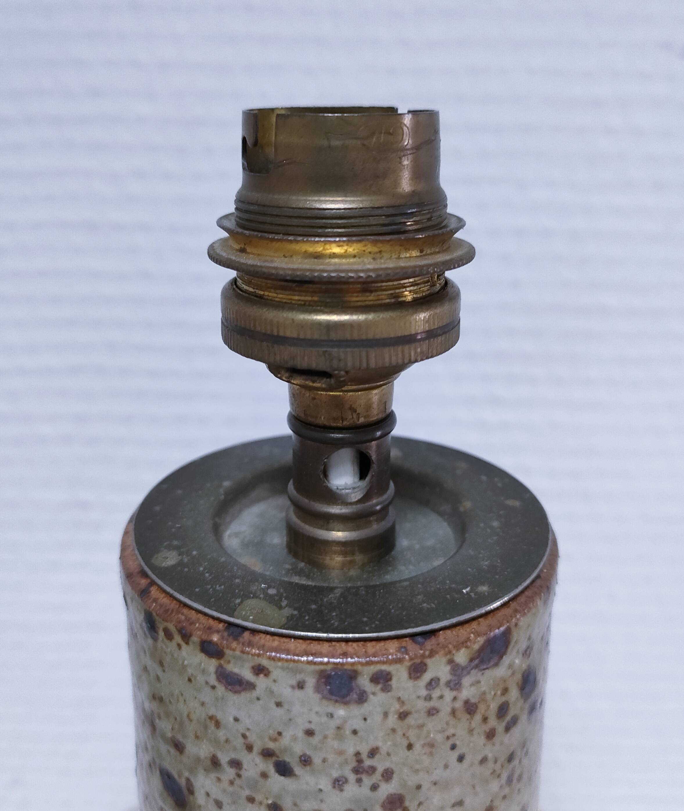 XL pyrite sandstone lamp base H. 34 cm