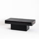 Vintage coffee table with storage, France 1980