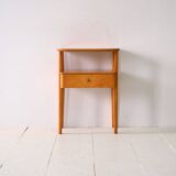 Bedside table with oak drawer