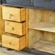 Buffet en pin avec 5 tiroirs, vers 1900