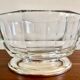 Saladier italien cristal argent 1970