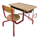 Vintage school desk – monobloc