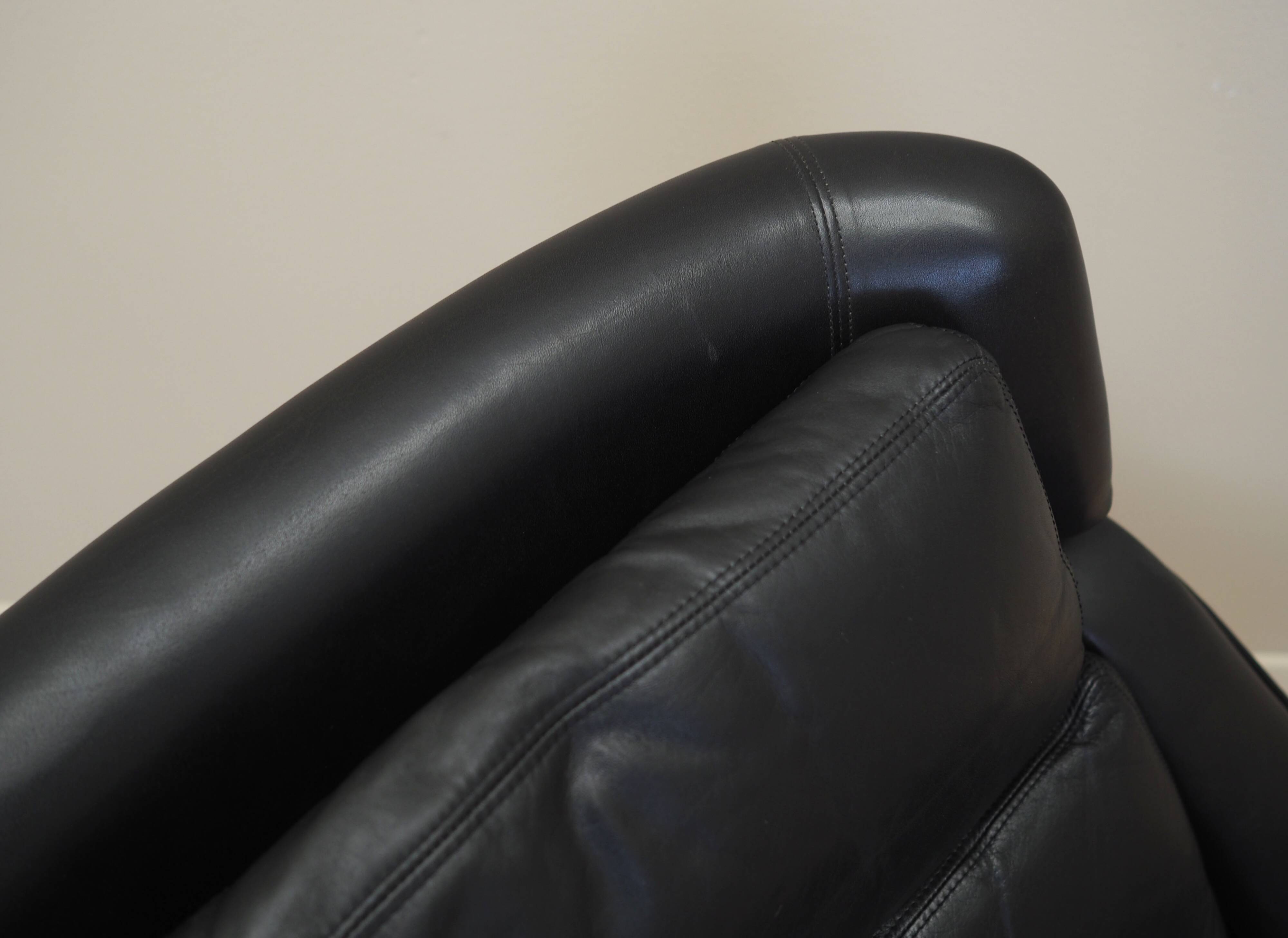 Swivel armchair, Danish design, 1970s, designer: Werner Langenfeld, manufacture: Esa