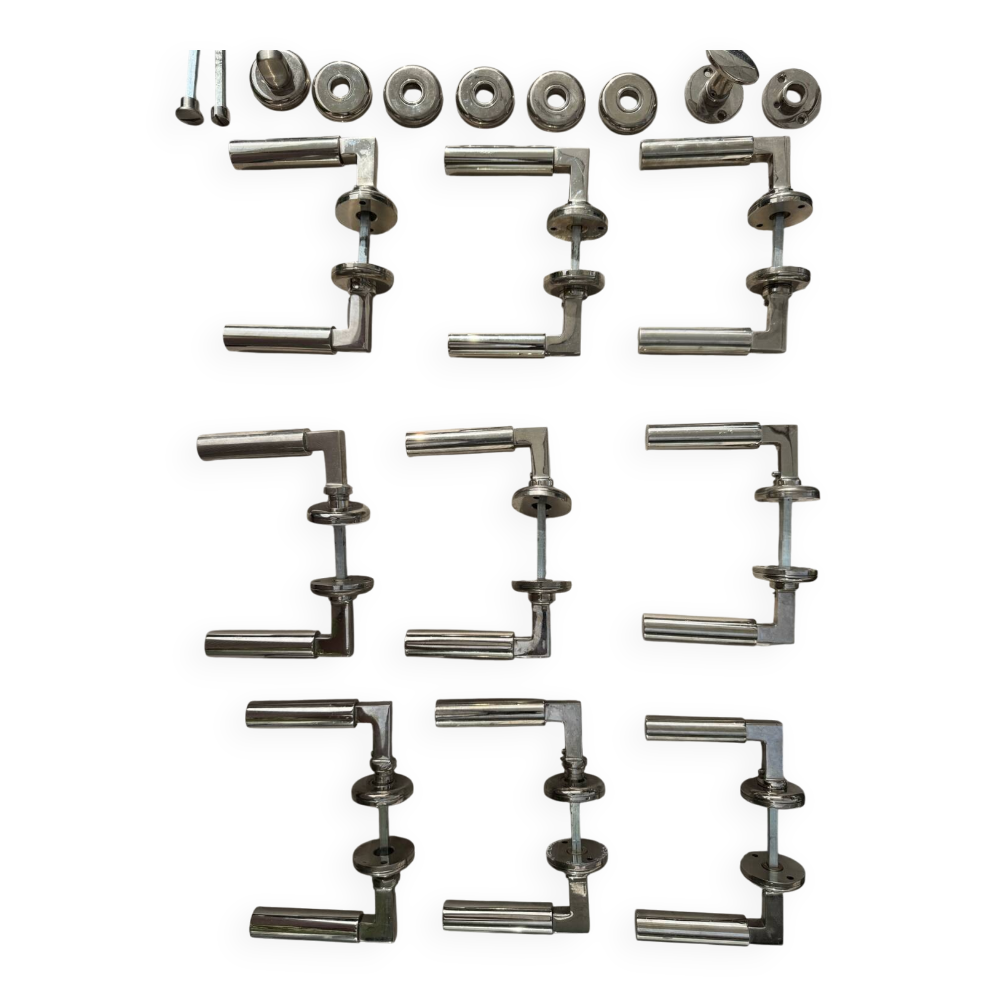 Lot of reissue door handles - Walter Gropius and Adolf Meyer, Bauhaus ve